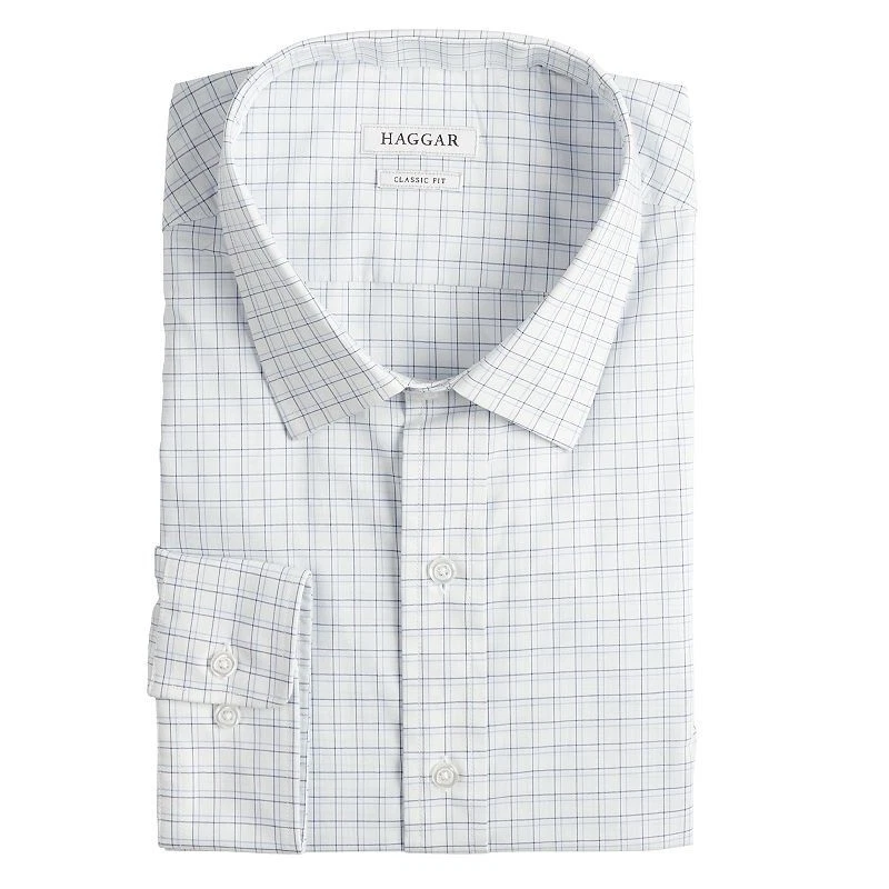 Camisa de vestir Big Tall Haggar Premium cómoda resistente a las arrugas 18,5 34/5B nueva con etiquetas Foto 1 de 1