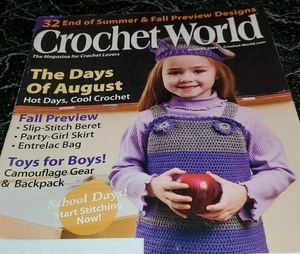 MAY20 CROCHET WORLD MAGAZINE, AUGUST 2009 - Picture 1 of 7
