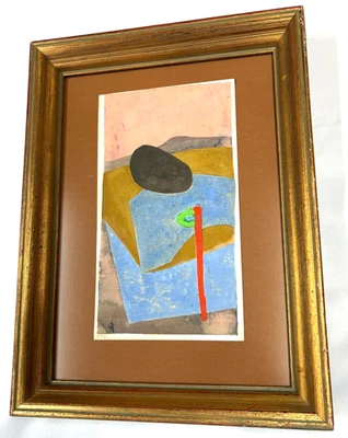 VIRGINIA SEVIER ROGERS arte de mídia mista assinada e intitulada "Promessa da Primavera" - Imagem 1 de 4