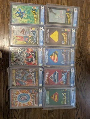 Reign Of The Supermen  incl. Adv. Superman 500: Collector+Standard, All CGC 9.8! - Image 1 of 4