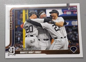 2025 Topps Series 2 #491 C'Mere, You! Quartet Won't Forget Detroit Tigers - Picture 1 of 2