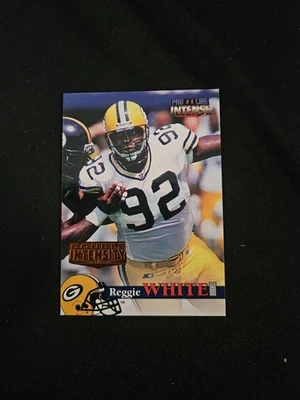 1996 Pro Line Intense "Double Intensity" #42, REGGIE WHITE, Green Bay Packers - Image 1 of 2
