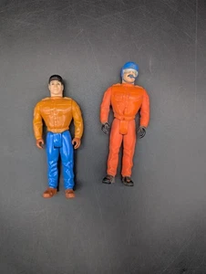 Lotto Figurine Tonka Man Vintage 1994 Costruzioni Camion Pilota e Pilota 4" RARO - Foto 1 di 2