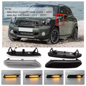 2x Dynamic LED Side Marker Indicator Lamp for BMW MINI COOPER Countryman R60 R61 - Picture 1 of 12