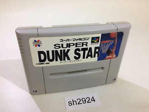 sh2924 Super Dunk Star Basketball SNES Super Famicom Japan