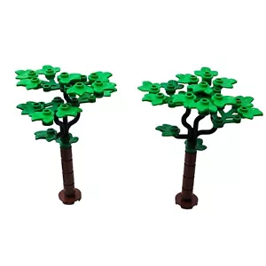 2 Pack LEGO® Trees NEW Leaf Leaves Moc A Park Forest City Green Lego Brand Parts - Picture 1 of 3