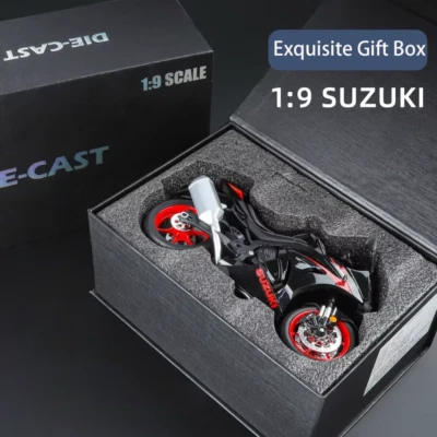 1/9 Suzuki Hayabusa GSX-1300R GSX-1000R Ducati V4S Alloy Motorcycle Model Car To - Image 1 of 4