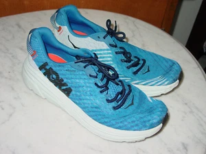 Hoka One One Rincon 1102874 IBWB White/Imperial Blue Running Shoes! Size 10.5 - Picture 1 of 18