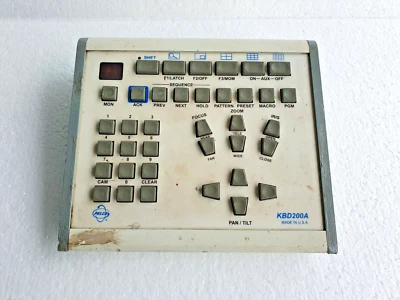 PELCO KBD200A PTZ Camera Keyboard, Full-Functionality, Fixed/Variable Speed #2 - Image 1 of 4