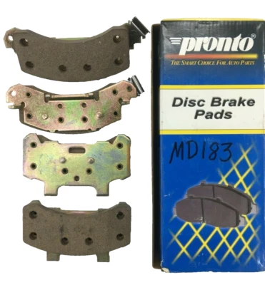 Juego de pases de freno de disco Pronto MD183 para Buick Chevy Oldsmobile 1980-89 Foto 1 de 4