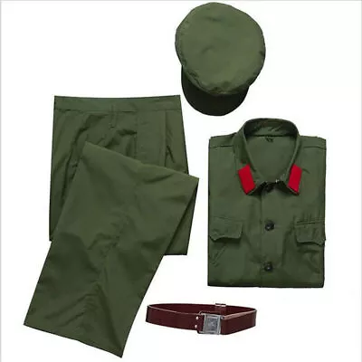 1960's Chinese People's Liberation Army Officer Mao Cadre Suit Green Uniform - Image 1 of 4
