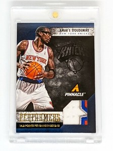 2013-14 Panini Pinnacle Performers Prime Patch #18 Amar’e Stoudemire /25 Knicks
