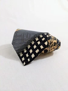 Hubert Milan Vintage Silk Necktie Multicolored Made In Italy - Picture 1 of 5