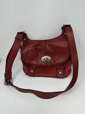 Fossil Maddox Flap Crossbody Shoulder Bag Large Key Charm - Image 1 of 4