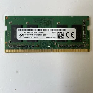 Micron 4GB Memory MTA4ATF51264HZ-2G3B1 1Rx16 PC4-2400T-SC0-11 DDR4 RAM 260-Pin - Picture 1 of 2
