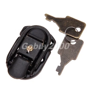 58*34mm Toggle Latch Antique Bronze Wine Case Jewelry Box Lock Buckle Hardware - Picture 1 of 12