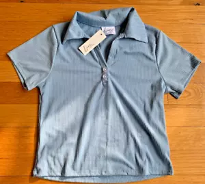 T-Shirt Livi by Olivia Rae blau passend TOP Bluse Boho Junior Mädchen gestreift XS - Bild 1 von 4