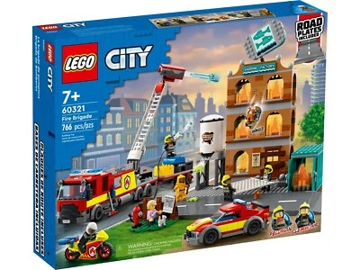 Lego Fire Brigade CITY (60321) kit de construção 766 peças conjunto de brinquedos - Imagem 1 de 4