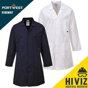 Laboratory Lab Engineers Overall Work Coat Trade Warehouse Overcoat - Picture 1 of 4