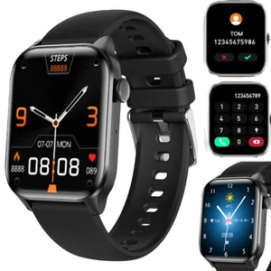 2025 Smart Watch For Men/Women, Waterproof Smartwatch Bluetooth iPhone Samsung - Picture 1 of 30