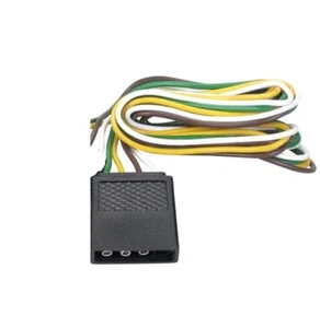 MALE  flat 4 pin trailer connector trailer end 12" wire - Imagen 1 de 1