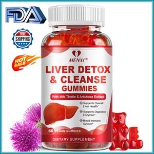 Liver Cleanse Detox Milk Thistle Extracts Silymarin, Artichoke, Dandelion, Vit B - Picture 1 of 10