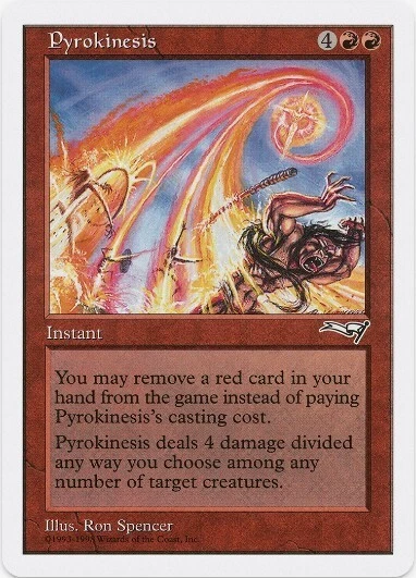 1 x Pyrokinesis - Anthologies - LP - Magic The Gathering - MTG - EOF - Image 1 of 1