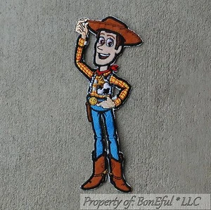 BonEful Boutique GIRL Disney Woody Toy Story Cow*Boy Fabric Sew On Applique RARE - Picture 1 of 6