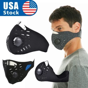 Reusable Anti-dust Haze Face Masks Vent Protection Outdoor Air Filtration Masks - Picture 1 of 52