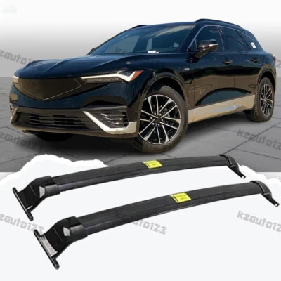 Barra transversal compatible con barra transversal Acura ZDX 2024 2025 2 PIEZAS barra transversal negra Foto 1 de 4