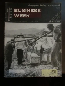 Business Week Magazine March 1959 Can Red China Industrialize with People 61 62 - Picture 1 of 2