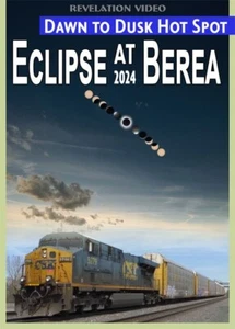 Berea Ohio Eclipse Day 2024 DVD CSX April 8th autorack longest day series trains - Foto 1 di 2