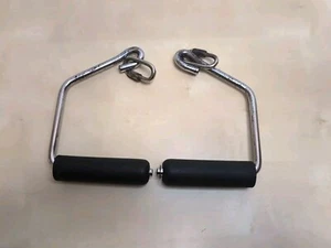 Total Gym Open Ended Chrome Handles for Total Gym Home Workout Machines Used - Picture 1 of 4