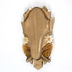 Placa trofeo escudo gams gema gams tallado tintado altura del accesorio 23 cm - Imagen 1 de 8