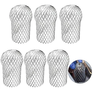 6Pcs Gutter Downspout Guards 3.5 Inch Aluminum Leaf Filter Strainer Expandabl... - Picture 1 of 7