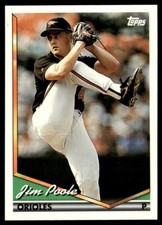 1994 Topps #449 Jim Poole Baltimore Orioles