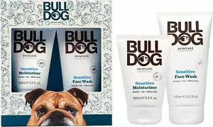 Bulldog Sensitive Skincare Duo Set,  Moisturiser 100ml + Face Wash 150ml - Picture 1 of 10