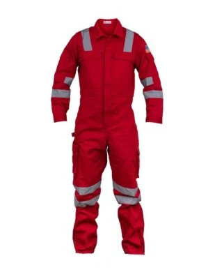 Premium High Visibility Hi Vis Coveralls with Leg Zipper - Image 1 of 4