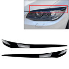 2Pcs Headlights Eyebrow Cover Trim For Bmw 3 Series E92 E93 Lci Coupe 2010-2012