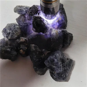 200g Iolite Water Sapphire Dichroite Cordierite Crystal Raw Mineral Specimen 1 - Picture 1 of 6