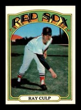1972 Topps Ray Culp #2 Boston Red Sox NM OR BETTER