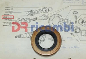 PARAOLIO DIFFERENZIALR PONTE POSTER. FIAT 124 131 CORTECO 12011293B 35.8x68x10 - Foto 1 di 5