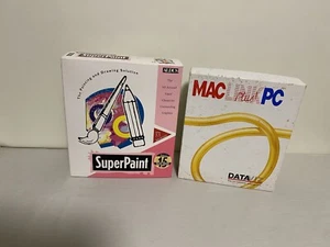 Aldus SuperPaint Version 3.5 for Macintosh 3.5" 1992 & MacLinkPC Plus DataViz - Picture 1 of 5