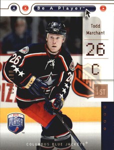 2005-06 (BLUE JACKETS) Be A Player First Period #26 Todd Marchant /100
