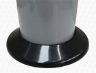 Toilet Soil Pipe Cover / Collar in Black - 110mm