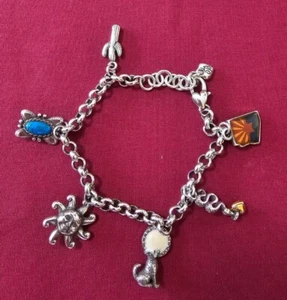 Brighton Silvertone State Charm Bracelet Arizona - Picture 1 of 6