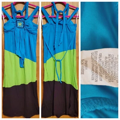 VESTIDO MAXI NIÑA MODA AZUL MYMICHELLE Foto 1 de 4