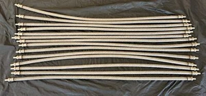 Lot Of 14 SEH Stainless Steel Braided Hose Assembly 3ft HY-L0K 316 KLL - Picture 1 of 19