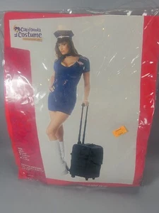 TNA Airline Stewardess Adult Costume Size L - Picture 1 of 3