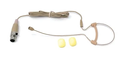 Beige Single Headset Mic for AKG/Samson Wireless Systems w/ Mini XLR 3Pin - Image 1 of 2